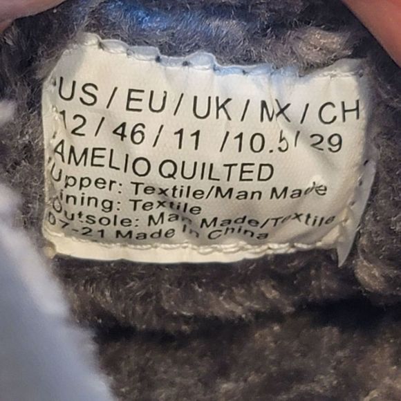 Kenneth Cole Reaction Amelia Quilted Slip-On Sneaker Dark Grey Size 12 - Picture 8 of 8